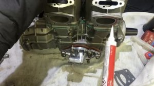 Собираем движок от снегохода BRP SUV 600