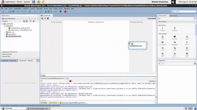 06. Creating a Service Bus Application with Oracle JDeveloper 12c смотреть онлайн
