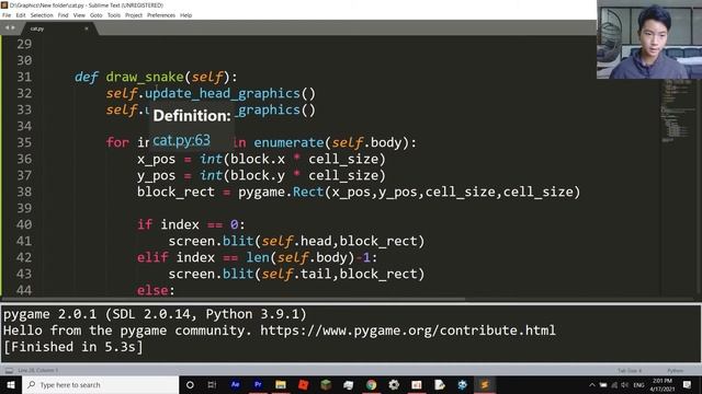 How to make Snake game in PYGAME смотреть онлайн