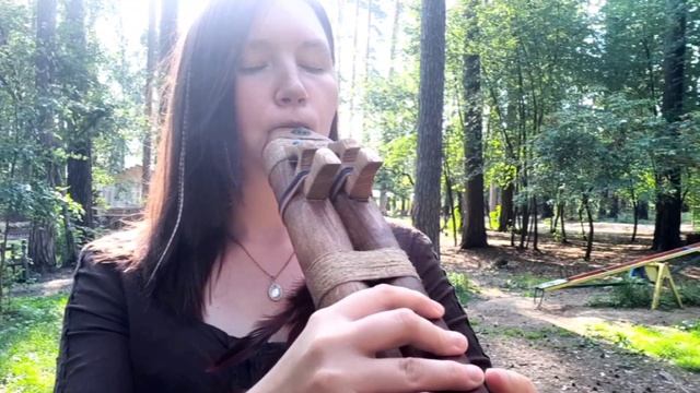 Елена Белая Птица - индейская флейта двойной пимак смотреть онлайн