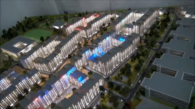 Макет ЖК "ВЕСНА". Макетная мастерская EZZOmodels смотреть онлайн