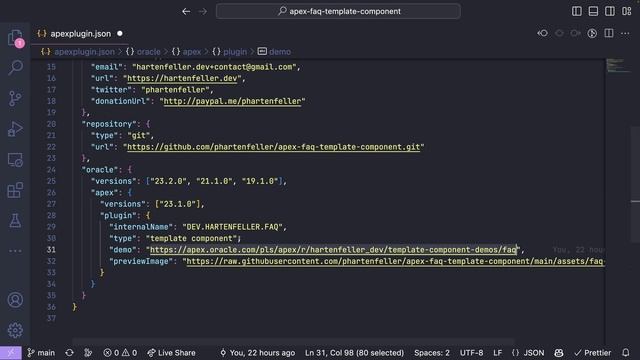 How to share Template Components on apex.world - Oracle APEX 23.1 смотреть онлайн
