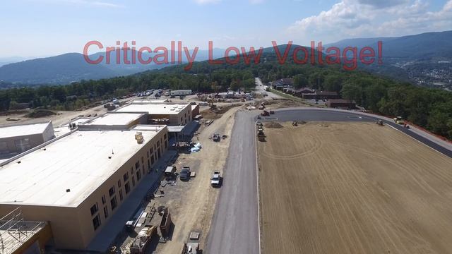 DJI Inspire 1 Drone - Error Message: Critically Low Voltage! - Auto Landing Warning 4k смотреть онлайн