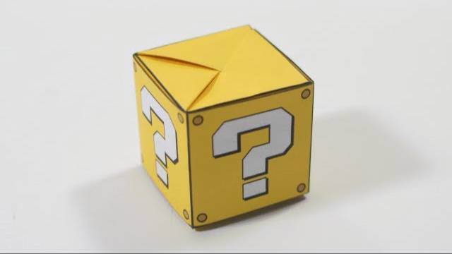 Origami Question Mark Box