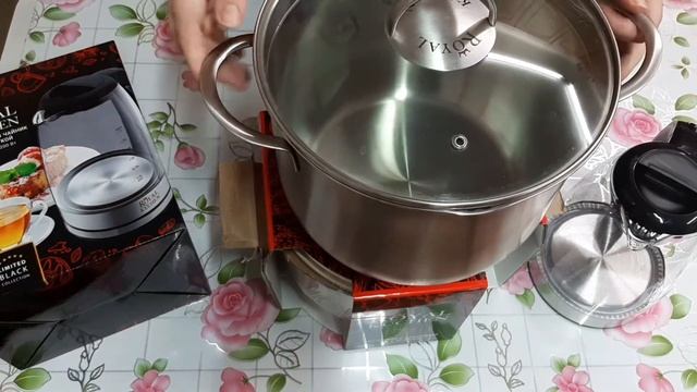 Обзор #кастрюли и #электрического чайника Роял Кюхен смотреть онлайн