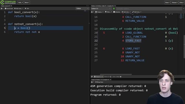 Should you use "not not x" instead of "bool(x)" in Python? (NO!) смотреть онлайн