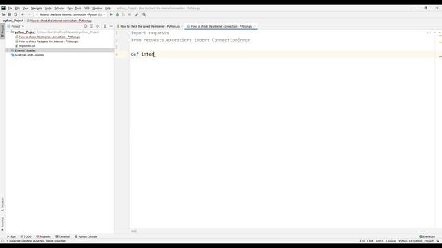 How to check the speed the internet? - Python смотреть онлайн