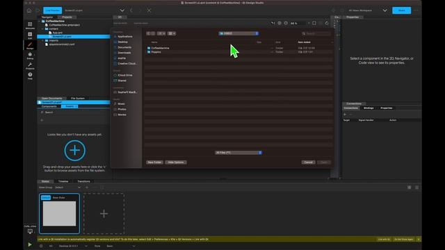 Qt Design Studio로 프로젝트 만들기: 10 단계 가이드 - Step 2: 디자인 가져오기 및 글꼴 설정 смотреть онлайн