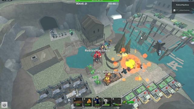 Сыграл с Alten Games в Fallen Mode | Роблокс Tower Defense Simulator смотреть онлайн