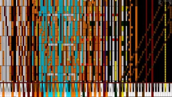 [Black MIDI] Bad Apple!! Feat. Nomico 5.1 Million Notes (Legit run)