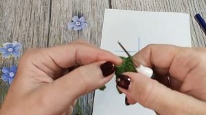 Хризантема / мастер класс / вяжем крючком