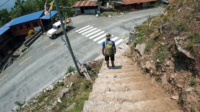 [12] Треккинг на Пун Хилл, день 5 | Ghandruk - Naya Pool - Pokhara смотреть онлайн