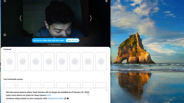 snap camera не работает смотреть онлайн