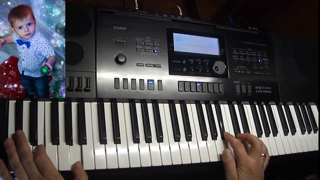 "Cosa Sei" Ricchi E Pover на синтезаторе Casio CTK-7200 covеr смотреть онлайн