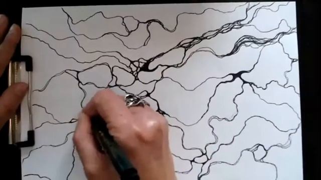 Нейрографическая линия, нейрографический паттерн с Полиной Марынич смотреть онлайн