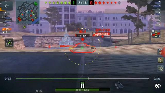 Мой первый бой на ИС-7/WOT BLITZ / смотреть онлайн