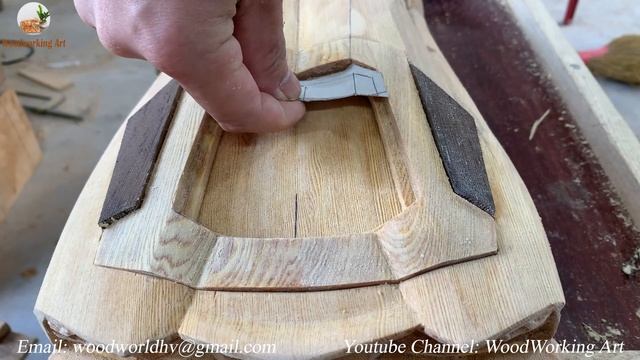 Wood Carving - Lamborghini Aventado S 2021 - Woodworking Art