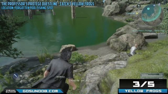 Final Fantasy XV - Catch 5 Yellow Frogs Location Guide смотреть онлайн