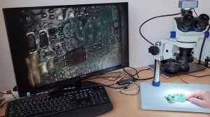 Камера для микроскопа с AliExpress 4K 30fps 60fps - Тестирование и обзор.