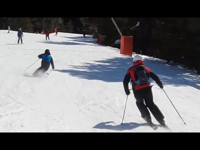 Архыз: как катают инструкторы и любители))) #Shorts смотреть онлайн
