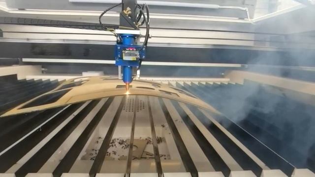 CO2 станок лазерной резки дерева и пластика с автофокусом. RAYMARK LSR-1318 смотреть онлайн