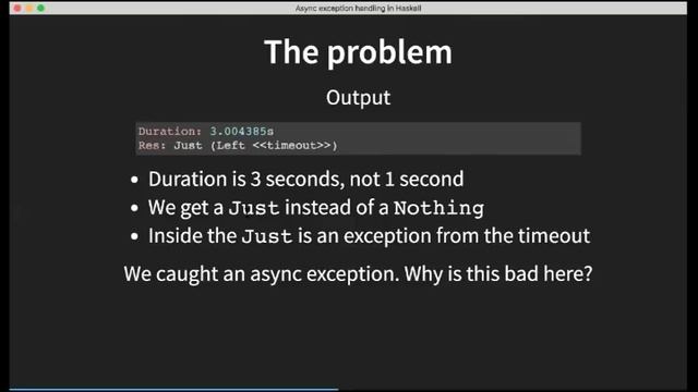 Async Exception Handling in Haskell смотреть онлайн