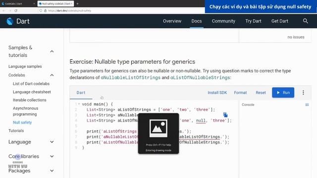 Flutter - Bắt đầu lập trình với Dart và hiểu về Null Safety ở Dart 2.0 смотреть онлайн