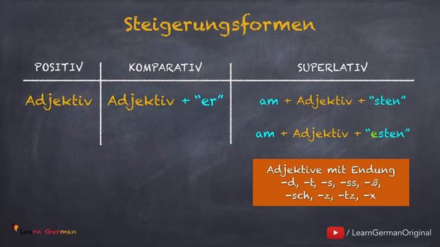 Learn German | Komparativ and Superlativ | Part 1 | German for beginners | A2 - Lesson 11 смотреть онлайн