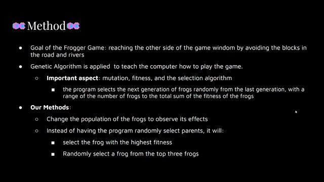 Cogs118B final project: Implementation of a genetic algorithms to frogger game смотреть онлайн