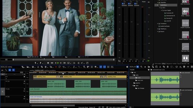 EDIUS.NET Podcast - Paste clip attributes смотреть онлайн