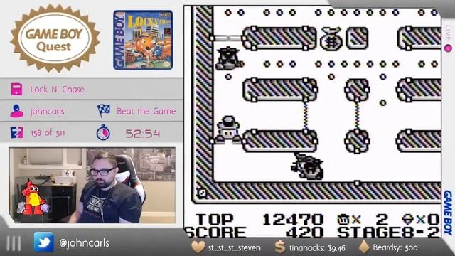 Game Boy Quest #159 - Lock N' Chase смотреть онлайн