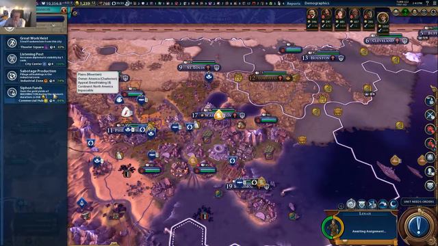 Deity Civ 6: An Aussie plays Australia in Australia with True start Location - Australia ep 17 смотреть онлайн