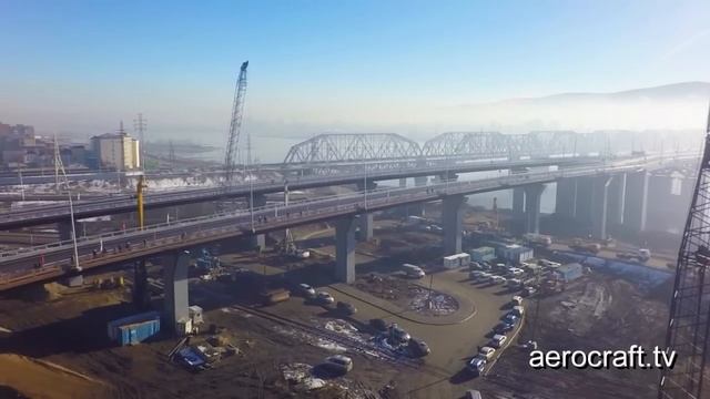 Аэросъемка Открытие 4 моста Красноярск (АЭРОКРАФТ) смотреть онлайн