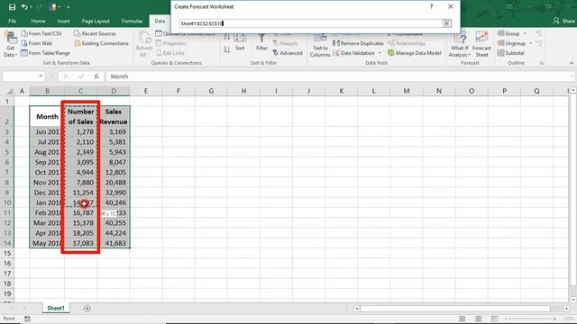 How to Use the Forecast Sheet in Excel - Tutorial ? смотреть онлайн
