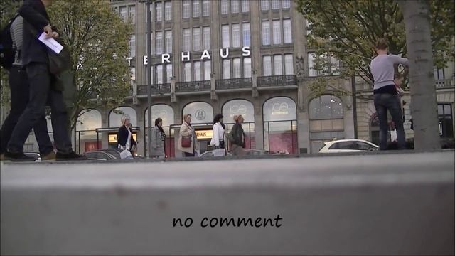 no comment - Streetlife Hamburg Jungfernstieg Alsterhaus смотреть онлайн