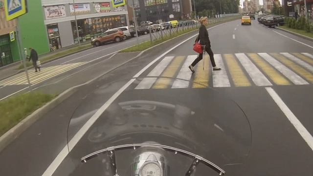 На Honda VT1100 Shadow до работы по Калининграду смотреть онлайн