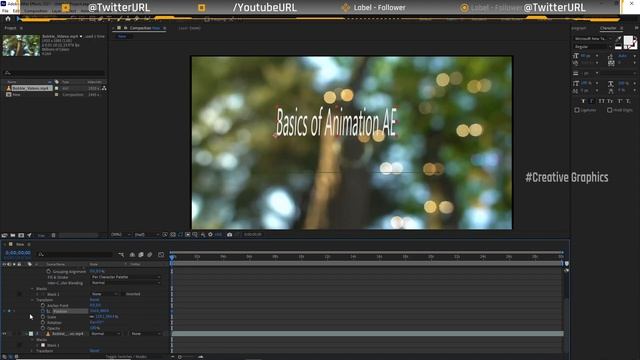 Learn After Effects in 10 Minutes! Beginner Tutorial | Tamil |English смотреть онлайн
