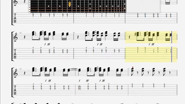Bon Jovi Misunderstood Single Edit GUITAR 3 TAB смотреть онлайн