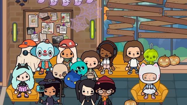 {?}Отмечаем Хеллуин. Вторая часть{?}((я забыла убрать концовку кап кута?)) смотреть онлайн