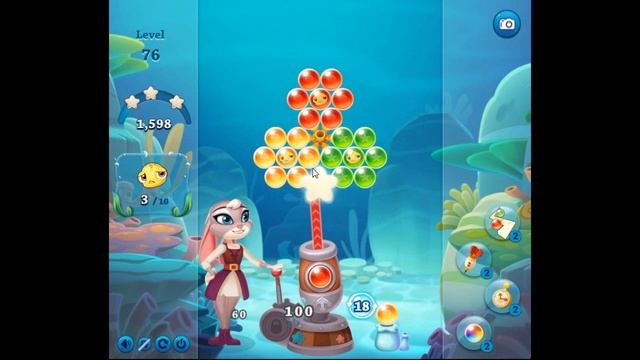 Bubble Incredible level 76 NO BOOSTERS смотреть онлайн