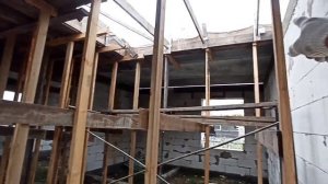 Заливка монолитной плиты под лестничный проем