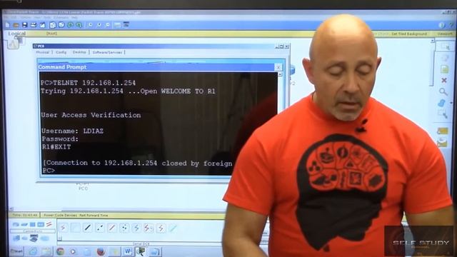 CCNA Training Part 59 Telnet and SSH into routers смотреть онлайн