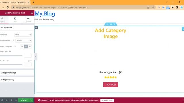 WooCommerce Product Category Grid Elementor addon Tutorial смотреть онлайн