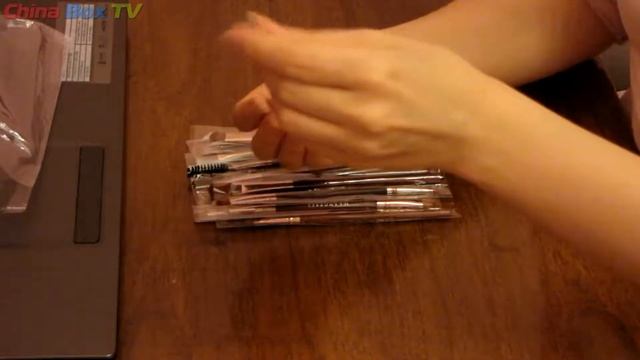 КИСТИ ДЛЯ МАКИЯЖА  РЫЖИЕ 15 ШТУК Aliexpress