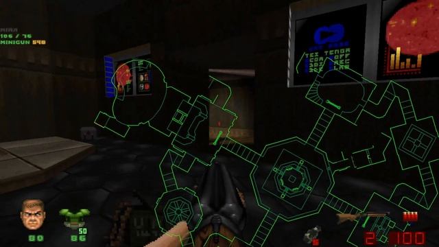 Brutal Doom v21.13.3 | Phobos Revisited E1M9 | Online Co-op смотреть онлайн