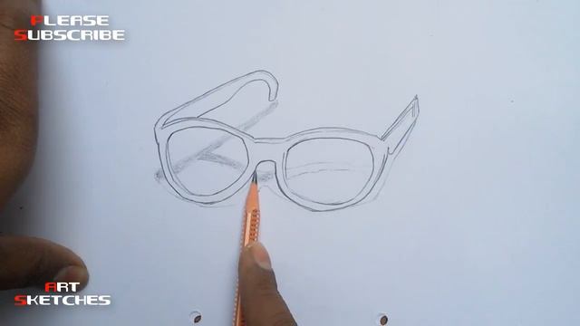 How to Draw 3D Sketch step by step | 3d spectacles | 3D Chashma Drawing смотреть онлайн