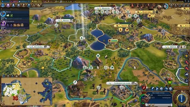 Civilization 6 Gathering Storm - Игра за Турцию на божестве - Часть 9 смотреть онлайн