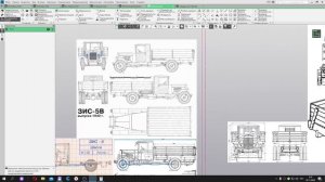 Урок. КОМПАС-3D V18.1 Home Моделирование автомобиля ЗИС-5В, в масштаб 1:80