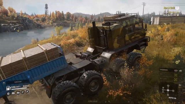 SnowRunner Mod - We're Trying Out The Kolob 74760 Porter And Start Building The Drill Rig! Part 8 смотреть онлайн