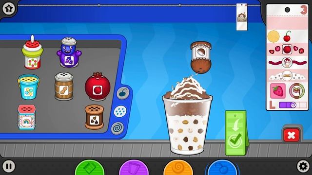Papa's Freezeria Deluxe: Perfect Portallini Feast (All Toppings) смотреть онлайн